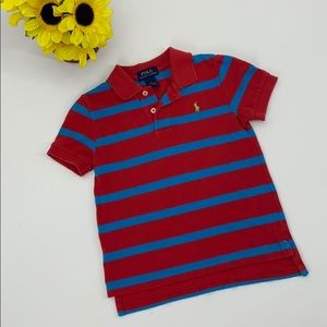 Polo by Ralph Lauren Red and blue shirt size 5